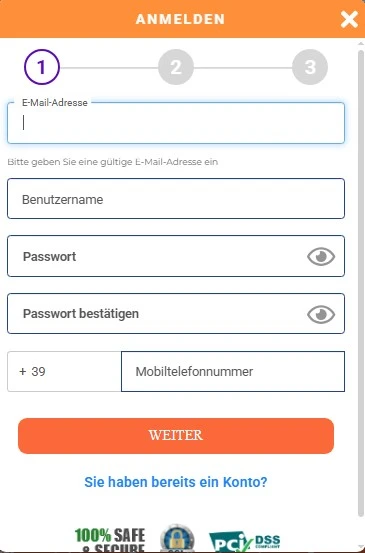gratorama casino registrieren